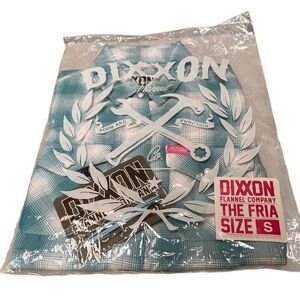 Dixxon Flannel Co Fria Pearl Snap Blue Plaid Shirt Womens Small Western Vixxon